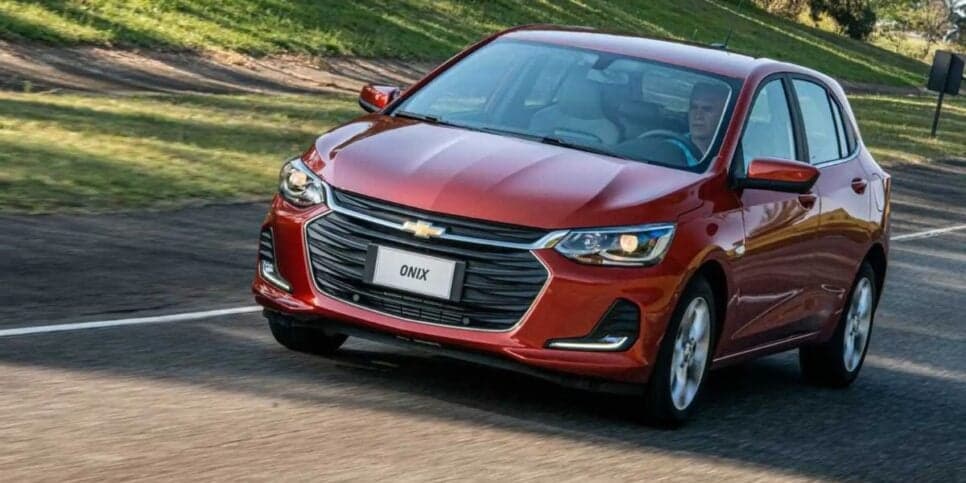 Chevrolet Onix está apenas na 5° posição (Reprodução/Foto: Chevrolet/Divulgação)