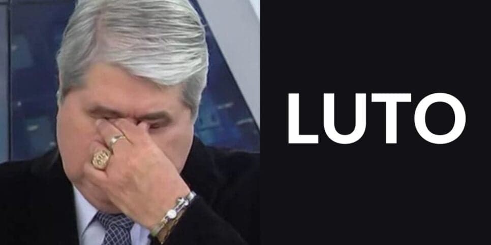 “Poxa, vida, saudade”: Datena perde o chão ao vivo na Band, cai no choro e confirma morte de apresentador