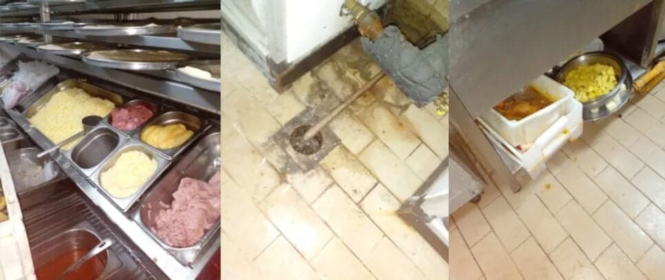 Condições precárias da Parmê do Norte Shopping (Foto: Reprodução / CNN Brasil)

