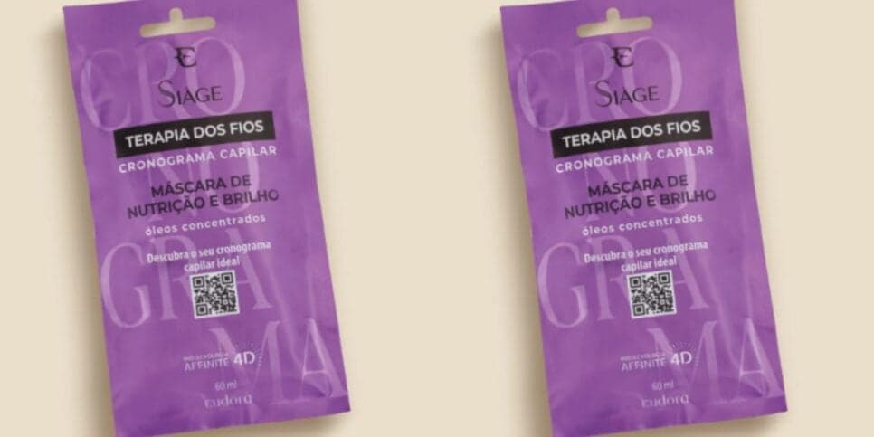Máscara De Hidratação Siàge Terapia dos Fios Cronograma Capilar 60ml (Reprodução: Eudora)