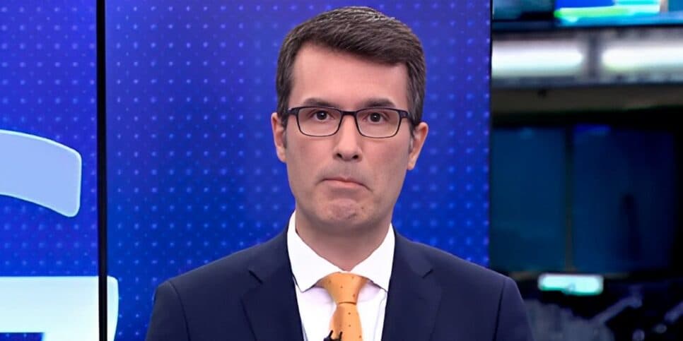 O jornalista também apresentou 'O Globo' (Reprodução: Globo)