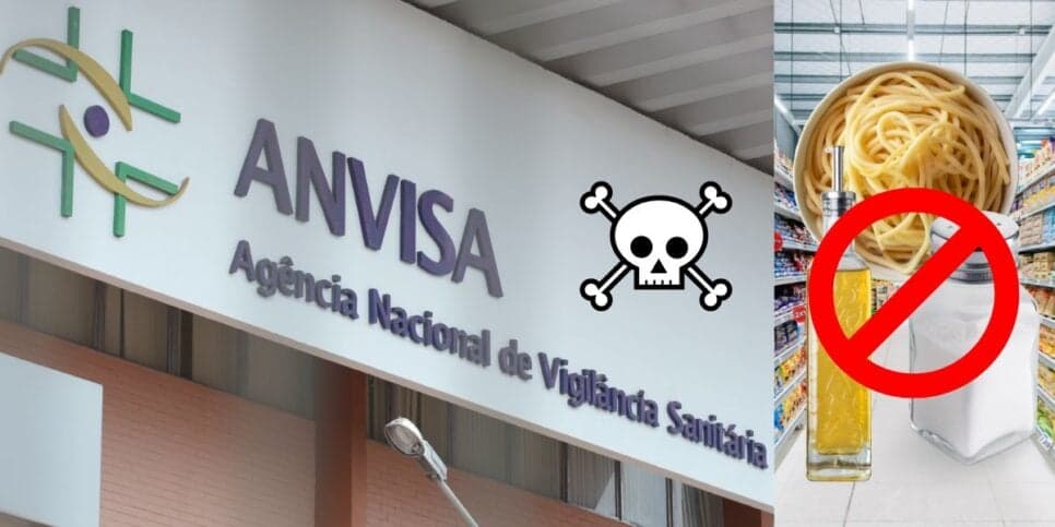 A Anvisa decretou a retirada de 3 marcas populares de sal, macarrão e azeite de mercados