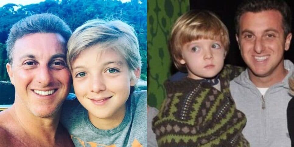 Luciano Huck parabenizou seu filho que completava 12 anos nessa época (Reprodução: Instagram)