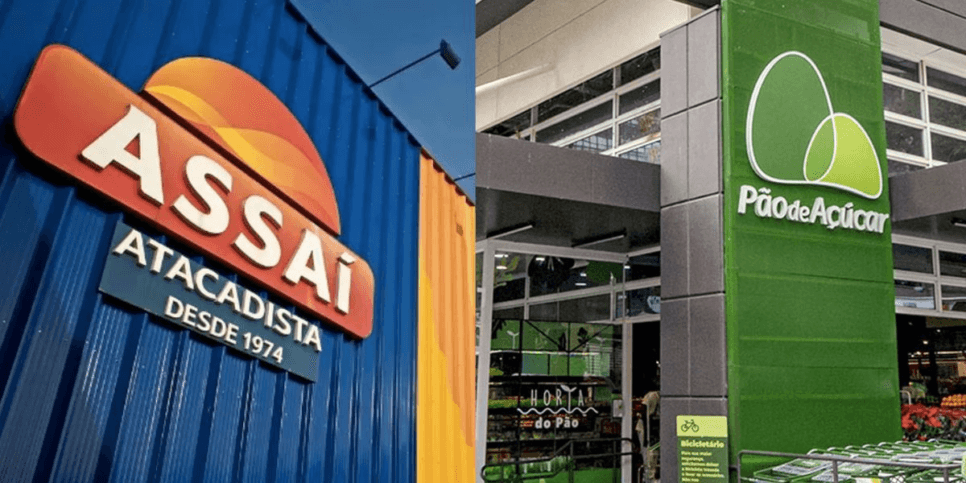 Prédios do Assaí e Pão de Açucar - foto: TV Foco