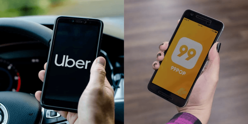 Uber e 99 - foto: TV Foco