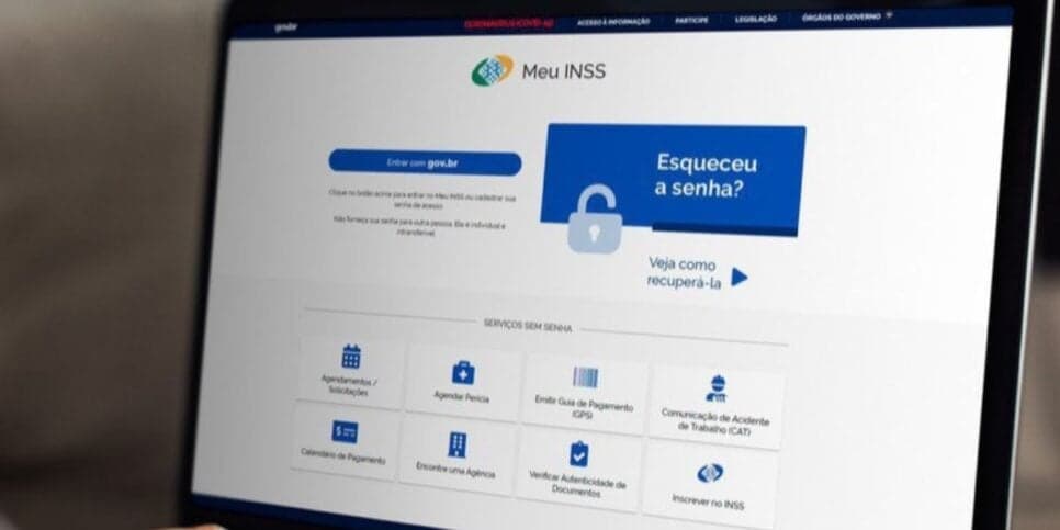 Dá para enviar os documentos através do Meu INSS (Reprodução: INSS/Divulgação)