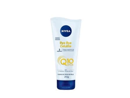 Um dos sucessos da marca Nivea, o Bye Bye Celulite atua com coenzima Q10+ na firmeza da pele (Foto: Reprodução / Nivea)