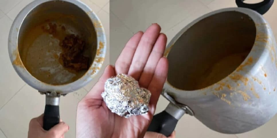 Panela pode ser limpa com bolinha de papel alumínio (Foto: Divulgação) Panela pode ser limpa com bolinha de papel alumínio (Foto: Divulgação)