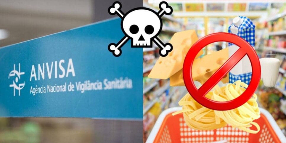 Substância fatal: A Anvisa decretou a retirada de 3 marcas populares de queijo, leite e macarrão dos mercados