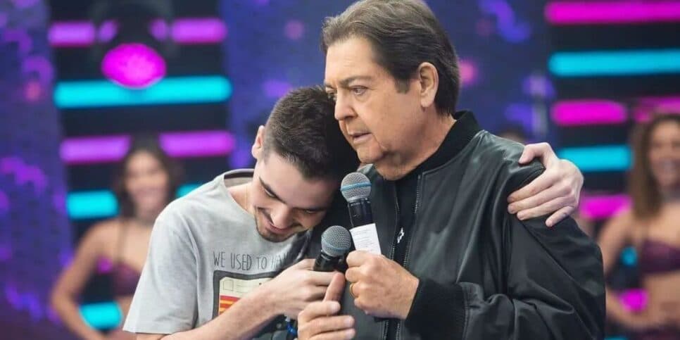 Faustão e o filho, João Silva (Foto: Divulgação)