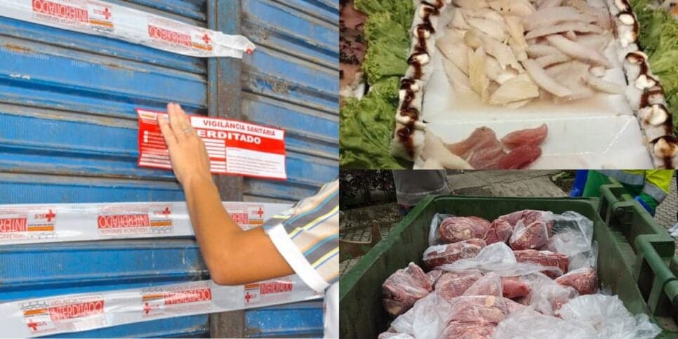 300 KG no lixo, baratas e comida japonesa estragada: 3 restaurantes populares são denunciados e 1 vai à falência