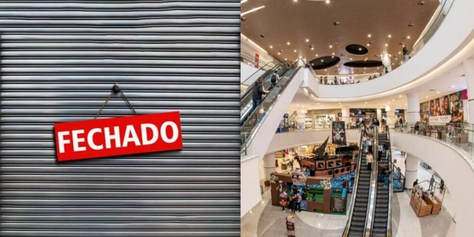 Shoppings famosos não resistem, ficam diante de falência e começam a baixar às portas - Foto: Internet