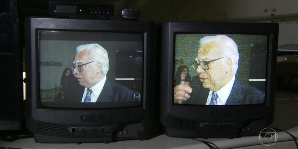 Clara diferença entre o sinal digital e o analógico (Reprodução: Globo)