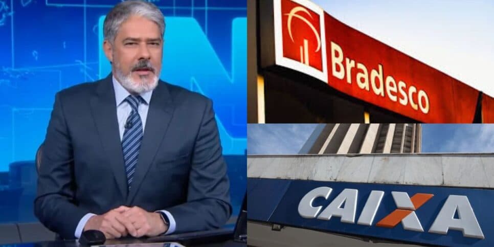 Dívida de 5 bi no Bradesco, falência exigida pela Caixa e+: A quebra de 3 gigantes expostos por Bonner e no JN