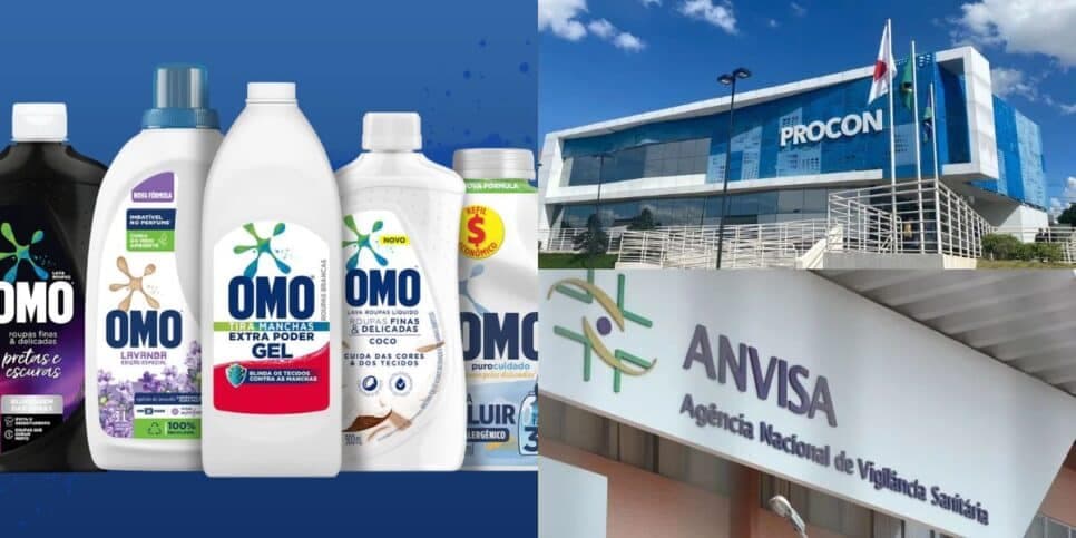 Desinfetante e sabonete PROIBIDOS: Procon se une com a ANVISA e arranca mais 2 marcas rivais da OMO às pressas