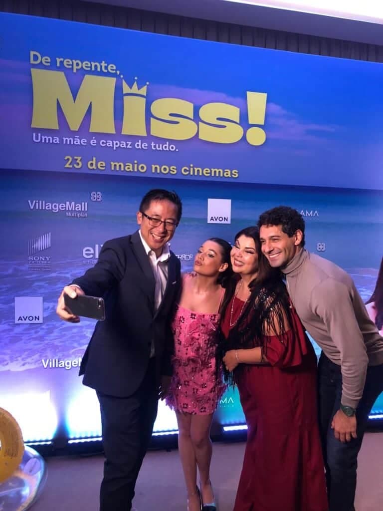 Hsu Chien, Fabiana Karla, Giulia Benite e João Baldaserini (Foto: Diego Laureano / TV Foco)