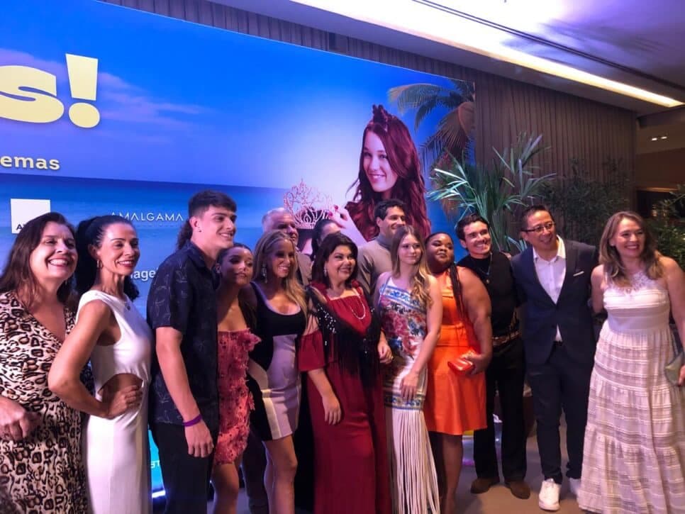 Parte do elenco do filme De Repente, Miss! (Foto: Diego Laureano / TV Foco)
