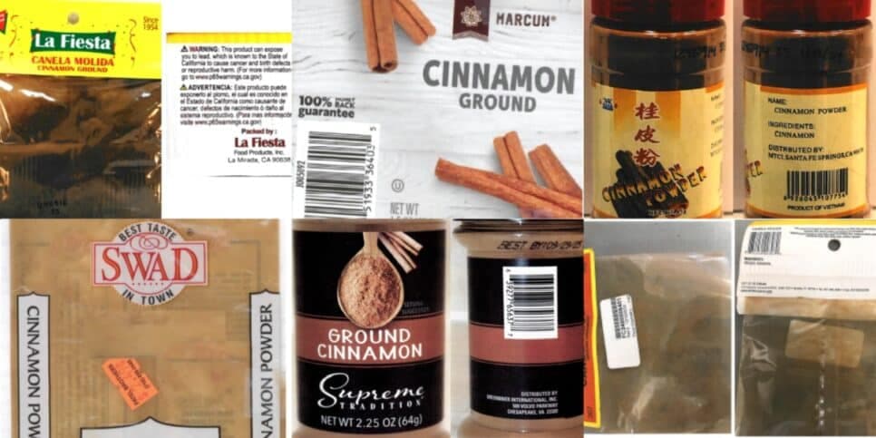 As marcas removidas dos mercados pela FDA (Foto: Reprodução/ FDA)