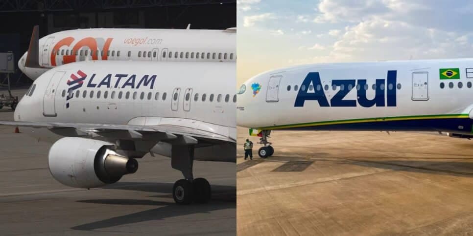 Mais de R$600 milhões: Fusão colossal da AZUL com rival chega voando em aeroportos para aniquilar a LATAM