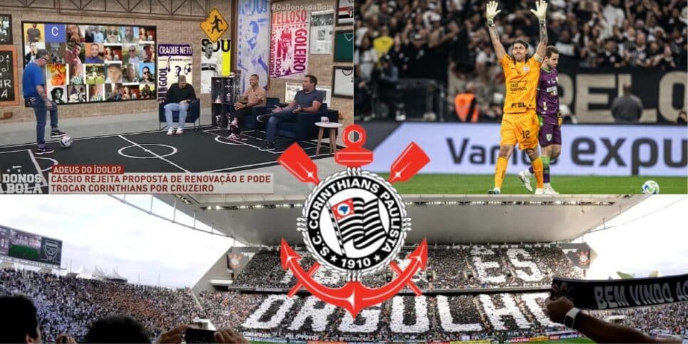 "3 anos de contrato": Neto paralisa Donos da Bola às pressas com adeus de Cássio no Corinthians e ida a rival