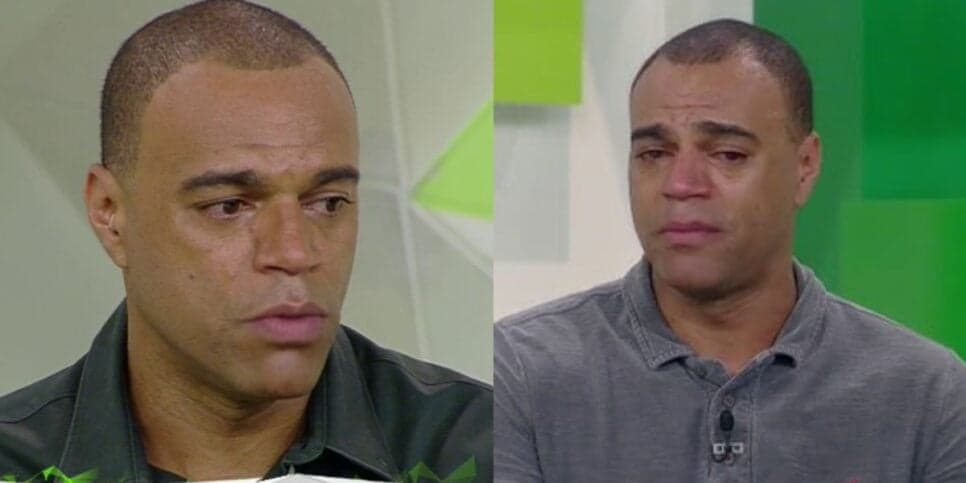 O choro de Denílson ao perder o chão em situação com o pai no Jogo Aberto: “Difícil”