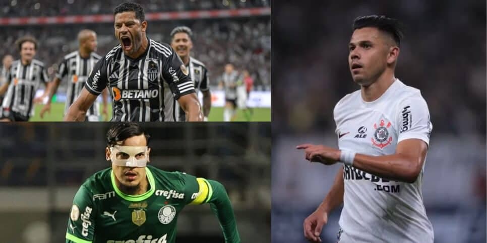 Romero, Gómez e dupla de Hulk FORA: 3 saídas de estrelas caem como terror para Corinthians, Palmeiras e Galo