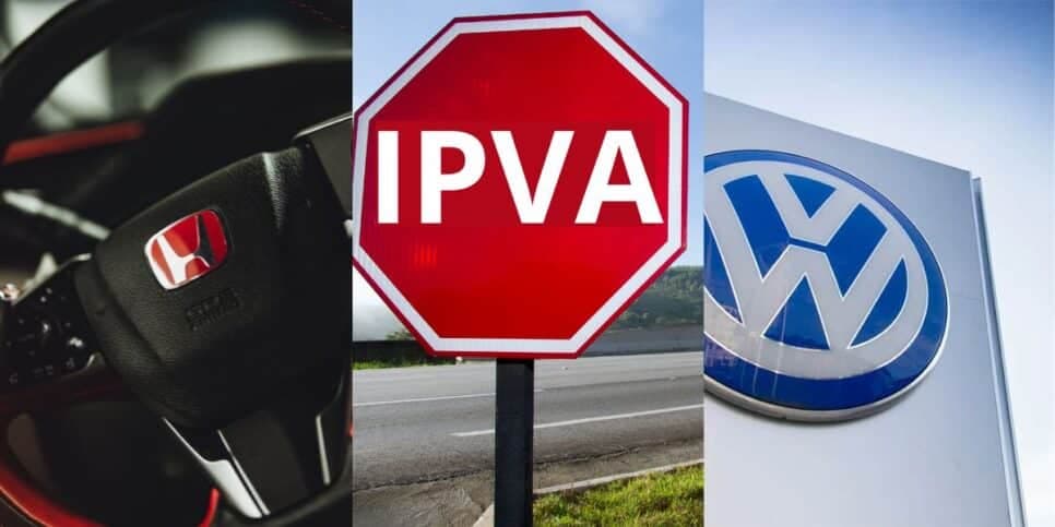 Adeus IPVA: Lei está em vigor pra acabar com o pagamento de carros e motos populares com Honda e Volks na lista