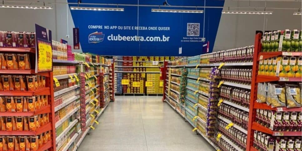 Mercado Extra (Foto: Reprodução / SuperHiper Abras) 