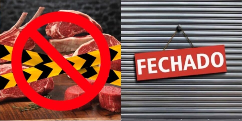 Carne podre, interdição e falência: Açougue popular é barrado às pressas e chega ao fim após escândalo