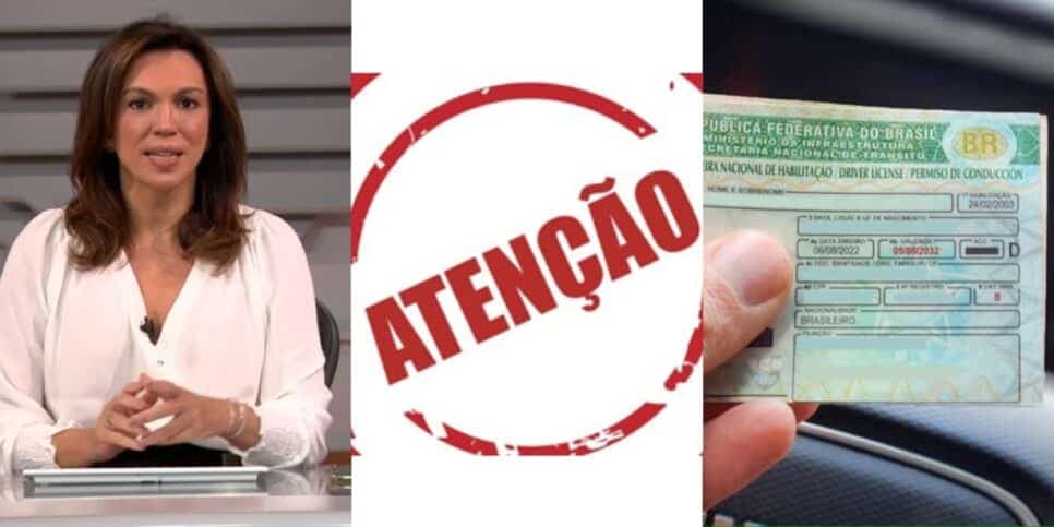 Ana Paula Araújo para o Bom Dia Brasil com mudança urgente na CNH e multa que vai doer no bolso dos motoristas