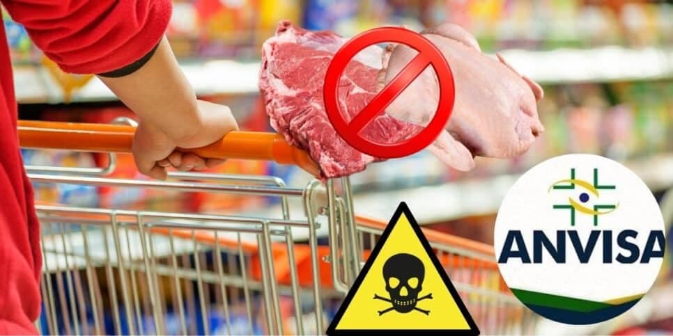 Substância fatal: A proibição da Anvisa contra 2 marcas populares de carne e frango retiradas de mercados