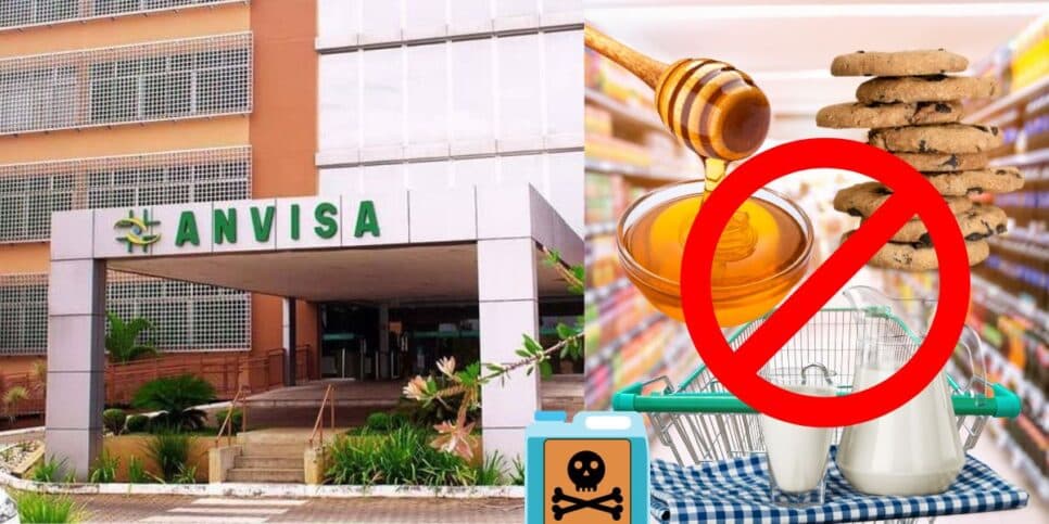 Substância fatal: A Anvisa decretou a retirada de 3 marcas populares de leite, mel e biscoito de mercados