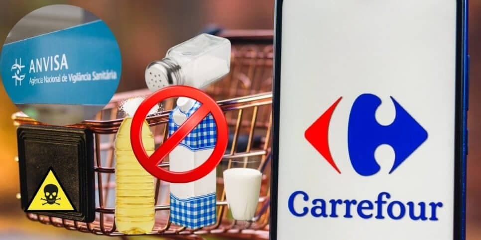 Risco fatal: A proibição da Anvisa contra 3 marcas populares de sal, leite e óleo, retiradas do Carrefour e +
