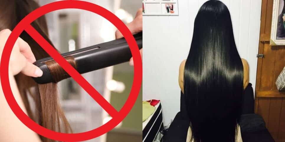 Liso até a raiz sem química: Misturinha com 6 ingredientes acaba com a chapinha no cabelo em 30 minutos