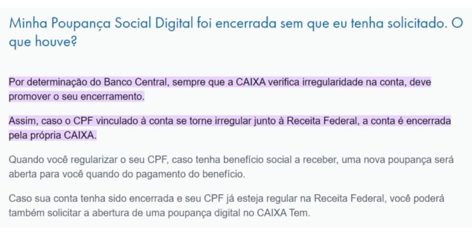Comunicado da Caixa - (Foto: Reprodução / Internet)