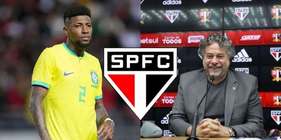 29 milhões e Casares está em êxtase: Contratação de Emerson Royal chega voando ao São Paulo após 1 década