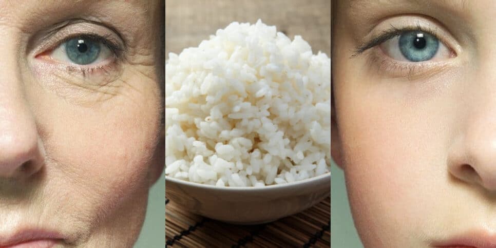 O colágeno mais potente do MUNDO: Receitinha milagrosa com ARROZ suga manchas e o envelhecimento da pele