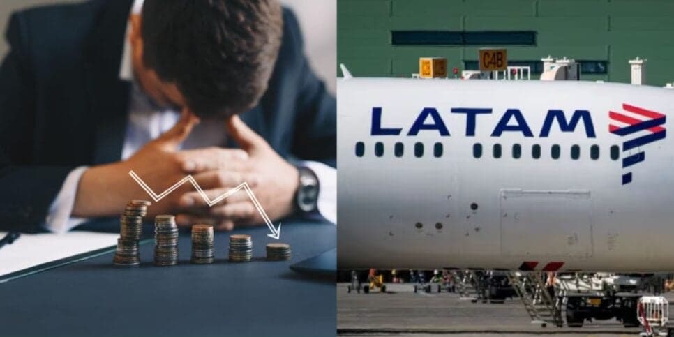 Rombo de R$ 1,8 bilhão e proibida em aeroportos: Companhia aérea grande como a LATAM está prestes a falir
