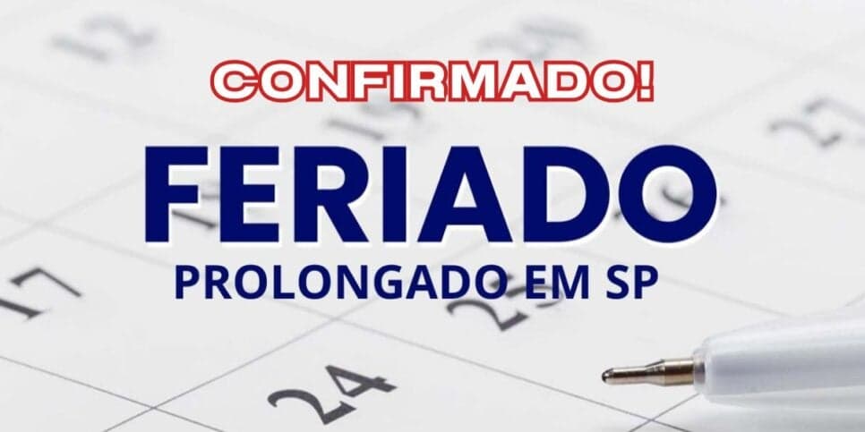 Já pode fazer às malas: Feriadão de 3 dias é confirmado a milhares de CLT's em SP na próxima segunda (20)
