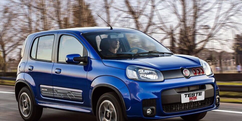 Fiat Uno ocupa a segunda posição (Foto: Reprodução/ Internet)