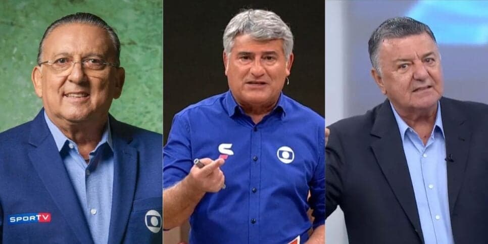 Galvão Bueno, Cleber Machado e Arnaldo: 3 gigantes têm fim no esporte da Globo e vivem de forma chocante