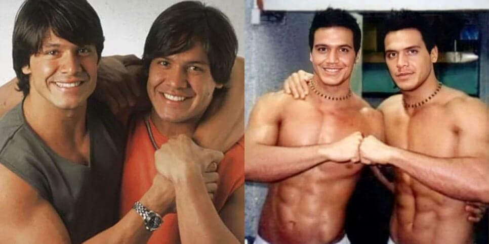 Lembra dos Gêmeos Flávio e Gustavo, dos anos 90? 2 famosos têm fim na TV e vivem de forma irreconhecível