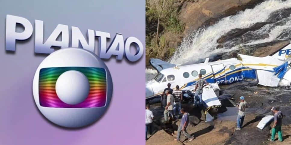 Acidente aéreo e plantão urgente na Globo: 3 perdas irreparáveis ao Brasil, após queda de avião