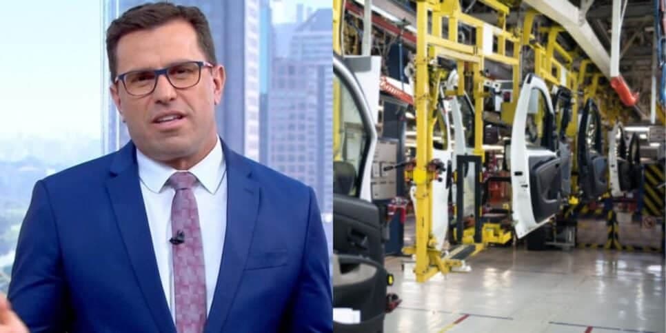 "É triste": Bocardi interrompe a Globo com bomba de SUSPENSÃO de mais uma montadora de carros amada no Brasil
