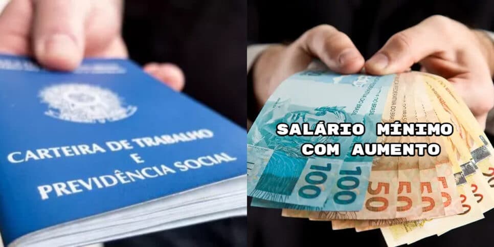 Em vigor: Nova lei garante disparada HISTÓRICA no salário mínimo e valor de R$1769 chega à lista ainda em 2024