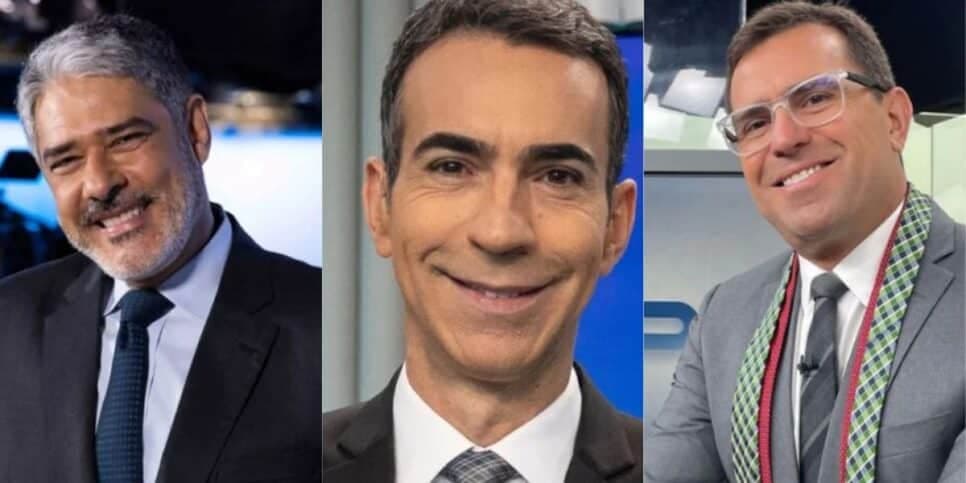 William Bonner, Tralli e Bocardi: Respire fundo antes de ver os 3 salários faraônicos que âncoras ganham na Globo