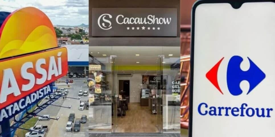 Facão à solta: O fechamento de 3 unidades do Assaí, Cacau Show e Carrefour e comunicado das varejistas