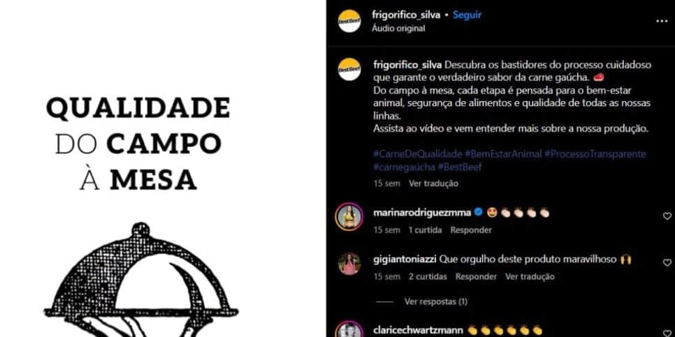 Best Beef se compromete e garante a qualidade dos seus produtos (Foto Reprodução/Instagram)