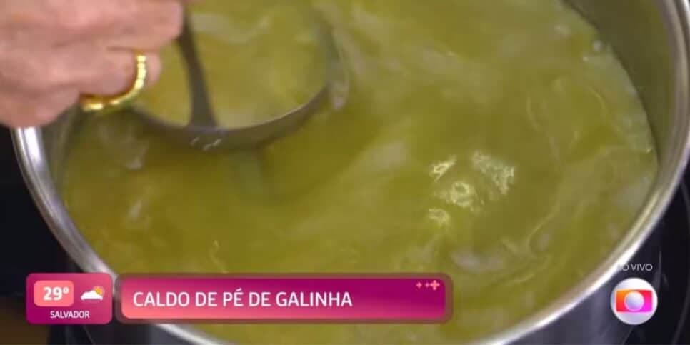 Caldo de Pé de galinha (Foto: Reprodução / Glboo) Caldo de Pé de galinha (Foto: Reprodução / Glboo)