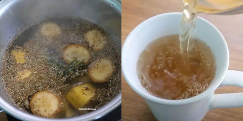 Chá de banana com casca para melhorar a insônia (Foto: Reprodução/ Internet)